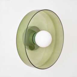 Nela - Glass Flush Mount Ceiling Light Ip44 Bathroom Vanity Sconce - thumbnail 2