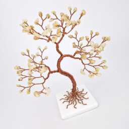 Citrine Crystal Tree, 13Th Anniversary Gift For Wife - thumbnail 2