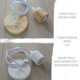 Whitewashed Bamboo Pendant Lamp, Small Rustic Woven Light - thumbnail 4