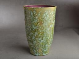 Vase Wheel Thrown Patina Vase By Symmetrical Pottery Ready To Ship - thumbnail 1