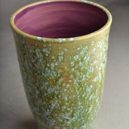 Vase Wheel Thrown Patina Vase By Symmetrical Pottery Ready To Ship - thumbnail 3