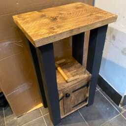 Rustic Reclaimed Breakfast Bar/ Butchers Block Side Table/ Kitchen Island - thumbnail 3