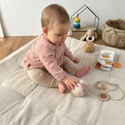 Patchwork Baby Blanket Crawling Playmat - thumbnail 3