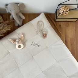Patchwork Baby Blanket Crawling Playmat - thumbnail 2
