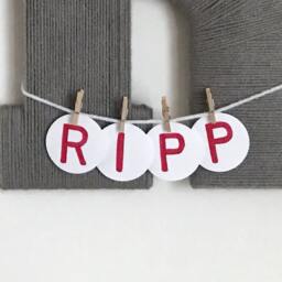 Hospital Door Hanger Boy/Nursery Decor Letter R Baby Bear Shower Gift - thumbnail 3