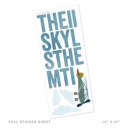 The Sky Is Limit - Fabric Wall Decal First Flight Mej - thumbnail 3