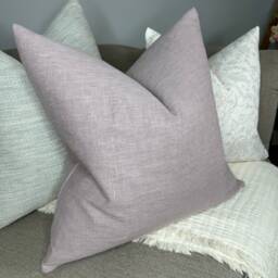 Pink Lilac Lavender Cushion Cover, Scatter Pillow Modern Sofa Cotton Throw Designer Fabric John Lewis
