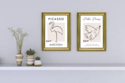 Ornate Gold Photo Frame Set - Shabby Chic Picture Frames, UK Made Pack Of 2 Frames - thumbnail 1