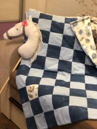 Night Lily/Handmade Gift/Birthday Presents/Baby Quilt/Patchwork Quilt/Baby Blanket