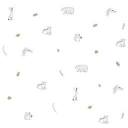 Woodland Animal Doodles Wall Stickers, Forest Decal - thumbnail 4