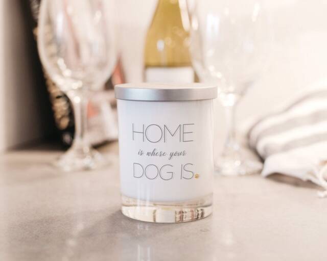 Dog Lover Gift Candle, 8Oz Soy Wax, Frasier Fir Scent - image 1
