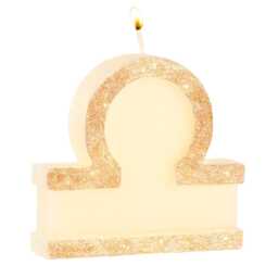 Libra Candle Beeswax Eucalyptus Glitter Candle - thumbnail 2