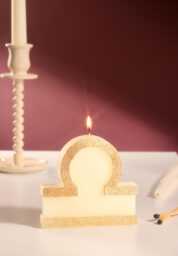 Libra Candle Beeswax Eucalyptus Glitter Candle - thumbnail 1