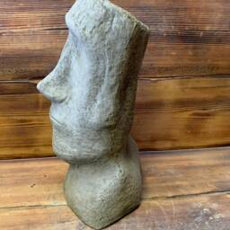 stone Garden Large Easter Island Head/ Moai/ Tiki Concrete Ornament - thumbnail 4