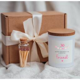 Friend 30Th Birthday Candle Gift Set Box Gifts Present Friends - thumbnail 3