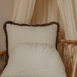 Cream Sun Linen Pillow - thumbnail 2