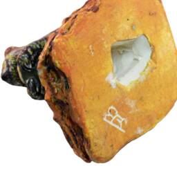Hand-Painted Chipmunk Sculpture Ceramic Acorn Decor - thumbnail 4