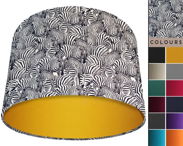 Zebra Lampshade, Lampshade Ceiling, Table Lamp Shade, Black White Light Animal Print Shade