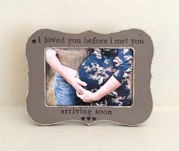 Ultrasound Picture Frame, Mother's Day Gift, Baby Personalized Gender Reveal Love At First Sight Frame - thumbnail 1