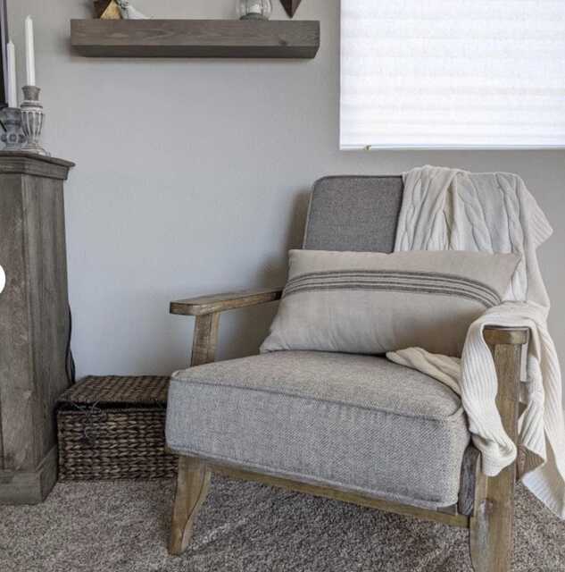 Antique Linen Long Lumbar Pillow Cover Farmhouse Grain Sack Design, Heavyweight - image 1