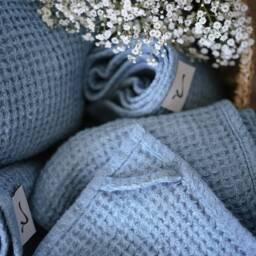 Linen Waffle Bath Towels/Soft Body Towels in Various Sizes & Colors Highly Absorbent Hypoallergenic Gifts - thumbnail 3