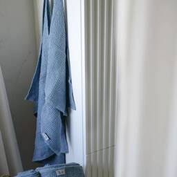 Linen Waffle Bath Towels/Soft Body Towels in Various Sizes & Colors Highly Absorbent Hypoallergenic Gifts - thumbnail 2