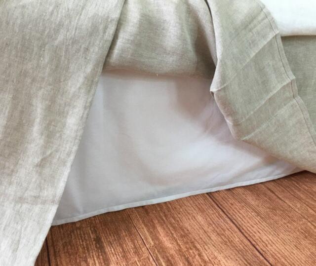 Add White Cotton Lining To The Bed Skirt Or Bedspread - Purchase With/Bedspread, Not Sold Separately