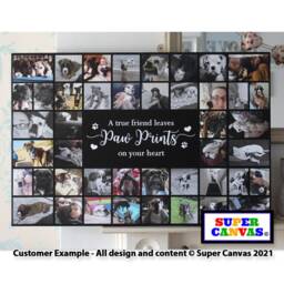 Dog Cat Hamster Rabbit Rat Guinea Pig Pet Photo Picture Collage Framed Canvas Print Handmade Memorial Birthday Christmas Gift - thumbnail 4