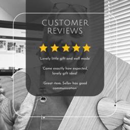 Personalised Christmas Star Ornament - Engraved Wood, Custom Message - thumbnail 4