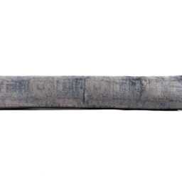 Aqua Blue Chenille Draught Excluder Concrete Look, Velvet Back - 90cm - thumbnail 2