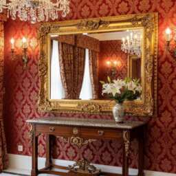 Large Antique Gold Wall Mirror Ornate Baroque Decorative - Choose Your Size & Colour Clarence - thumbnail 2