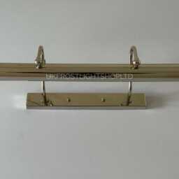Raw Brass 4-Light Picture Light, Mid Century Wall Lamp, Antique Style Sconce, Modern Vintage Painting Light - thumbnail 2