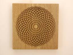Mandala Sacred Geometry - Wood Wall Art Engraving Metaphysical Decor Hanging Spiritual - thumbnail 1