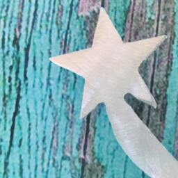 Labrador Retriever Standing With Star, Lab Dog Tree Topper, Holiday Decoration, Aluminum, Christmas Gift, Metal, Art - thumbnail 3