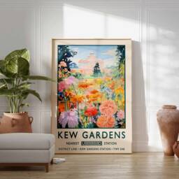 Kew Gardens Print, London Botanical William Morris Poster, Vintage Wall Art, Floral A1/A2/A3/A4 - thumbnail 2