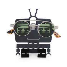 Hanging Eyeglasses Organizer - Eye Glasses Display Robot Home Gadget For Eyewear Working Desk Decor Kids Toy Holder Stand - thumbnail 2