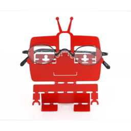 Hanging Eyeglasses Organizer - Eye Glasses Display Robot Home Gadget For Eyewear Working Desk Decor Kids Toy Holder Stand - thumbnail 3