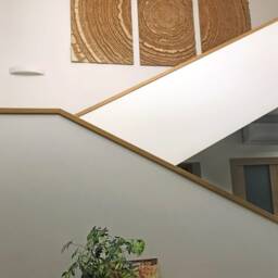 Wood Trunk Triptych, Birch Veneer Wall Art Panel, Modern Home Decor - thumbnail 2