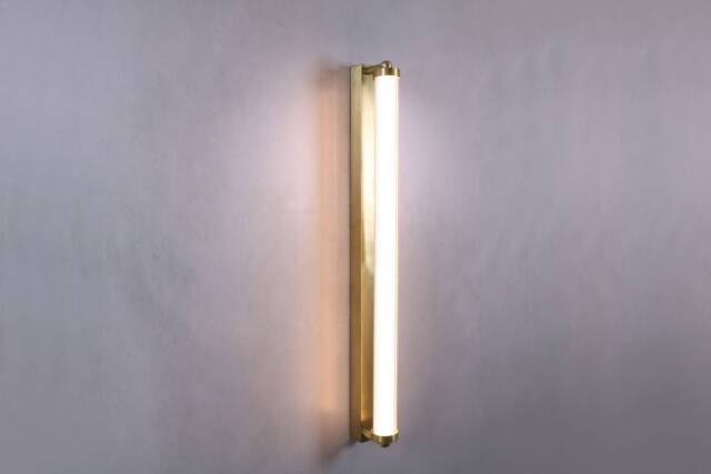 Brass Bathroom Wall Vanity Prism Light - image 1