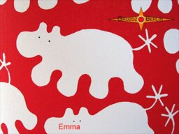 Red Children Lamp Emma ?? 25-30 cm Pendant Light Hippo - thumbnail 3