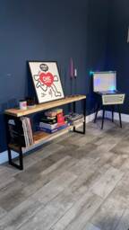 Industrial Shelving Unit - Sideboard Rustic Metal & Wood Side Board
