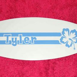 Personalized Wooden Surfboard Photography Prop - thumbnail 2