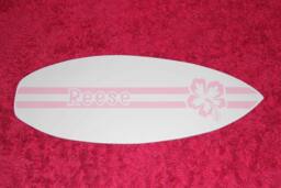 Personalized Wooden Surfboard Photography Prop