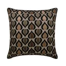"Velvet Brown Pillow Cover 16""x16" - thumbnail 1