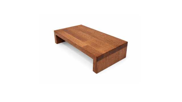 Footstool, Footrest, Stool, Oak Wood, Handmade, Sofa Tray, Wooden Stand, Base, Laptop - image 1