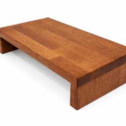 Footstool, Footrest, Stool, Oak Wood, Handmade, Sofa Tray, Wooden Stand, Base, Laptop - thumbnail 2