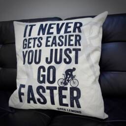 Faster Cycling Cushion - Greg Lemond Cover Bike Home Decor - thumbnail 3