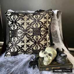 "Designer Damask Cushion Pillow 16""x16" - thumbnail 3