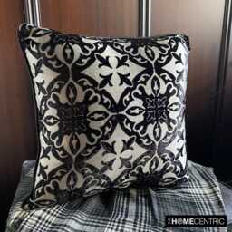 "Designer Damask Cushion Pillow 16""x16" - thumbnail 2
