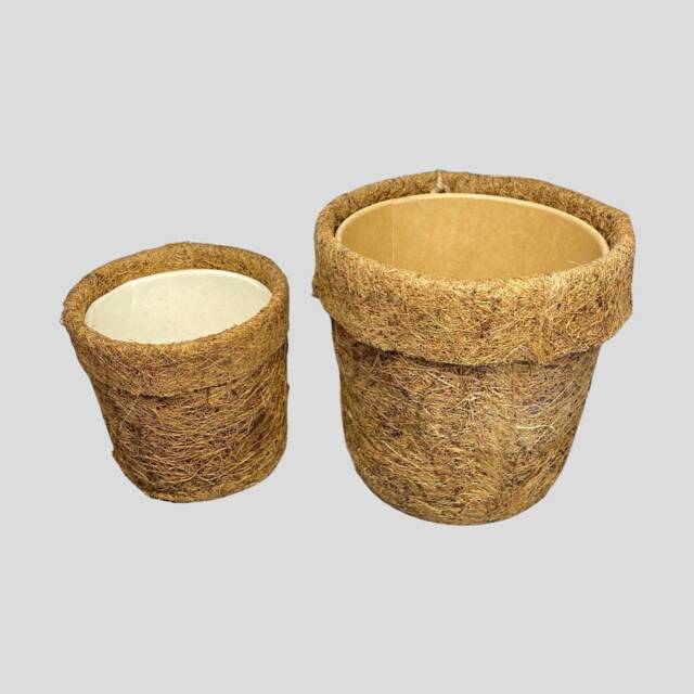 Coconut Fibre Planter - Fits 7.5cm & 10.5cm Plants Eco Friendly Plant Accessories - image 1